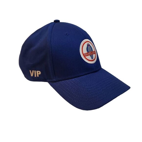 Shelby Cobra VIP Baseball Hat Cap Blue Ford New USA Flag Adjustable Strap Snake - Picture 3 of 8